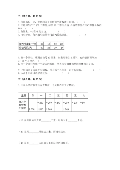 北京版数学小升初模拟试卷附答案（综合题）.docx