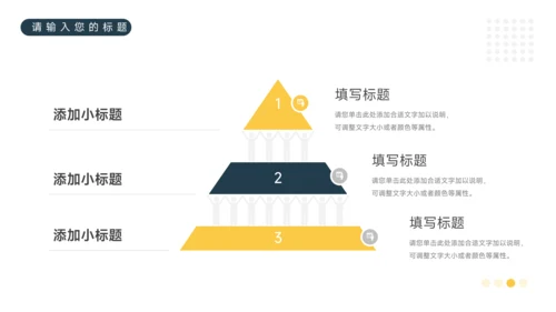 黄色工作情景创意项目策划PPT模板