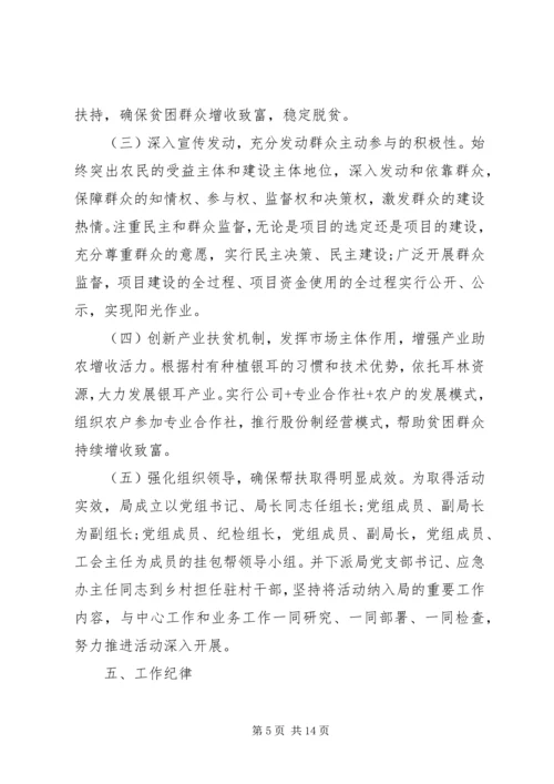 村级精准扶贫帮扶计划范文(2).docx