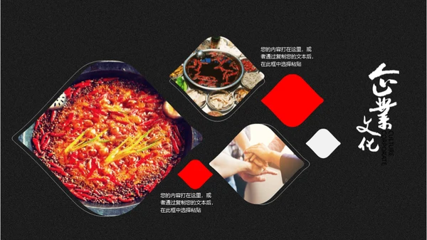 重庆麻辣火锅通用PPT模板