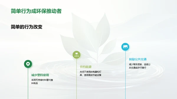 绿色行动，环保前行