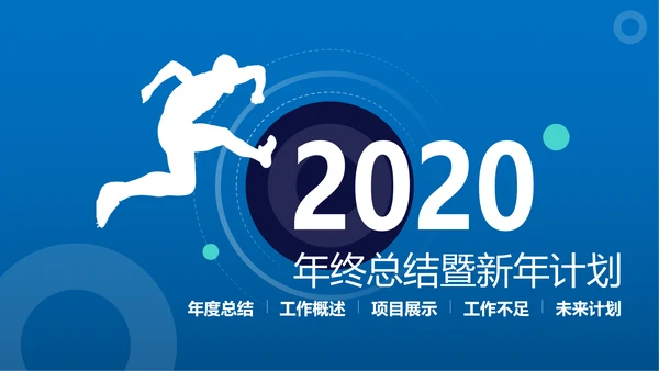 2020新年计划年终总结述职报告PPT工作总结
