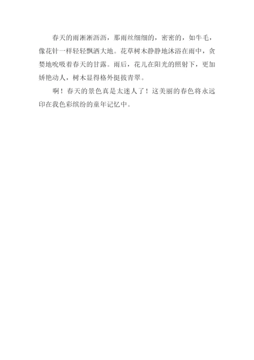 春天的景色作文350字-1.docx