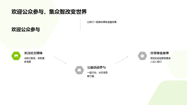 金融赋能 绿色未来