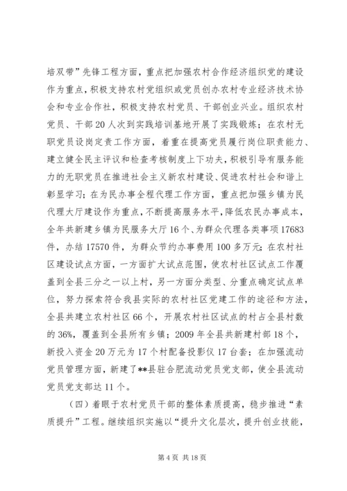 农村基层组织建设工作会议上的讲话.docx