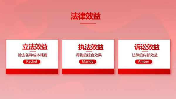 红色大气法律知识讲座年年终总结PPT