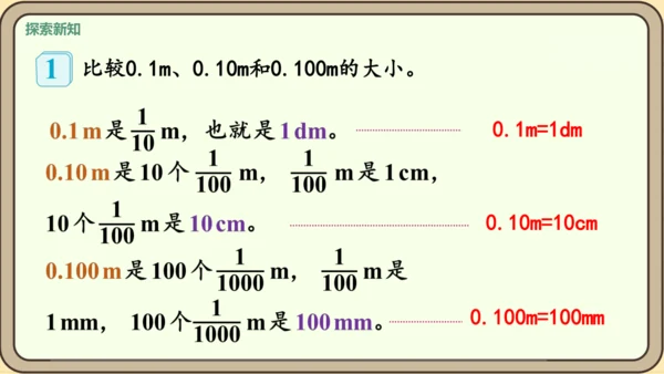 新人教版数学四年级下册4.2.1    小数的性质课件
