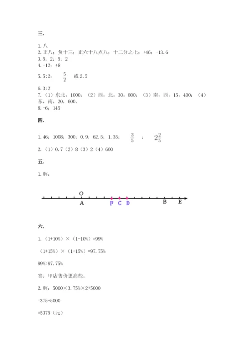 黑龙江【小升初】2023年小升初数学试卷【易错题】.docx