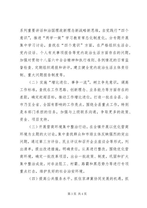 镇人民政府机关作风整顿实施方案.docx