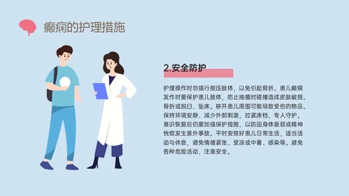 痫病发作的护理查房红蓝简约插画癫痫发作的护理查房PPT课件