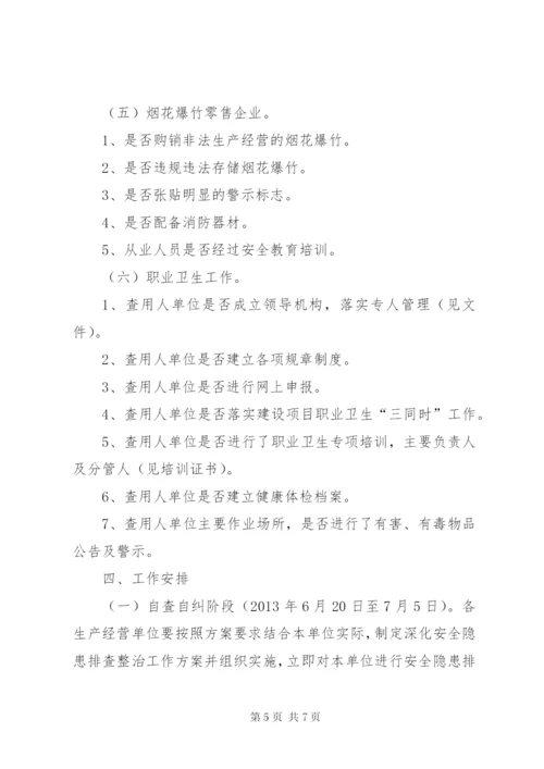 危险化学品排查实施方案.docx