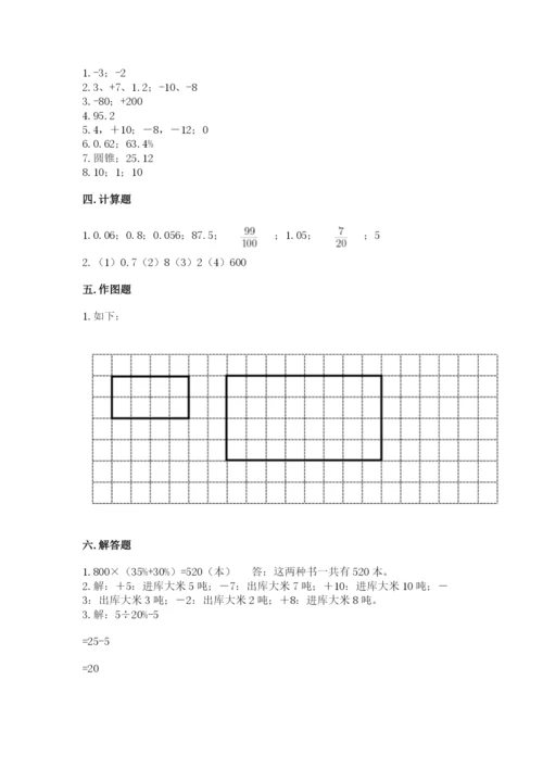 北京版六年级下册期末真题卷（精选题）.docx