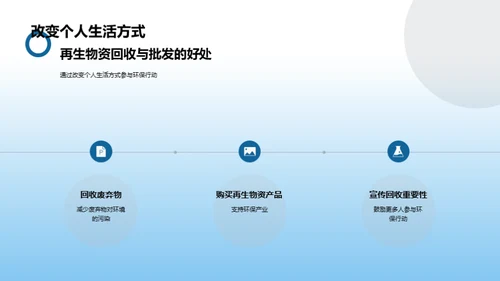 塑造未来：再生物资行动