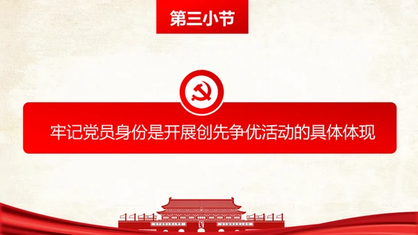 两学一做之党员身份永远不能忘党课PPT