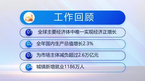 蓝色大气党建党支部年终工作总结PPT