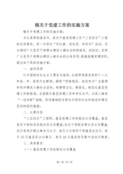 镇关于党建工作的实施方案 (3).docx