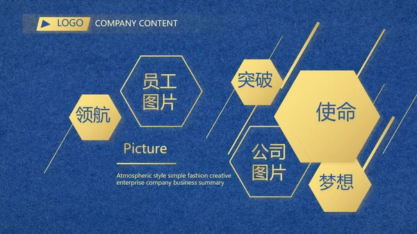 蓝色高端欧式风格商业计划书PPT动态模板