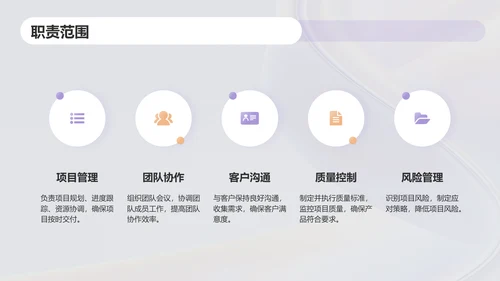 紫色简约风个人总结汇报PPT模板