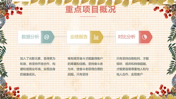 小清新工作总结汇报动态PPT模板