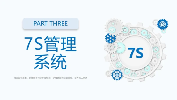 蓝色商务7S现场管理培训PPT课件