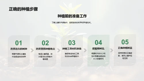 绿化生活，科学植树