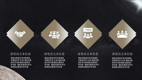 探索星球未来科技产品发布会PPT模板