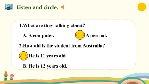 Unit 4 I have a pen pal Part B   Let's try & Let's