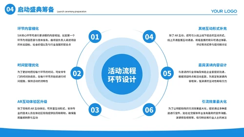 蓝色商务20XX年项目启动仪式大会PPT模板