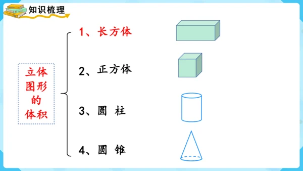 《立体图形的体积》整理与复习（课件）-2023-2024学年六年级上册数学人教版