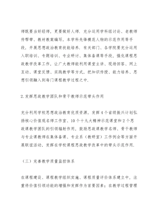 课程思政教学改革实施方案.docx