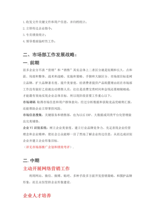 市场部建设专项方案.docx