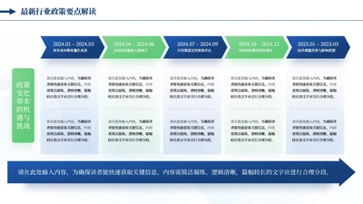 蓝绿色商务风5项流程PPT单页