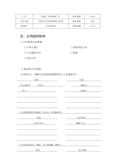 数码公司创业综合计划书.docx