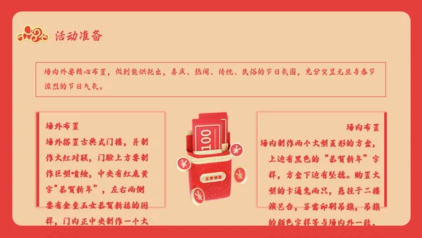 新年春节元旦跨年活动方案鞭炮红包通用PPT模板