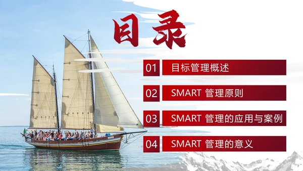大气实用商务风目标计划管理SMART原则PPT模板