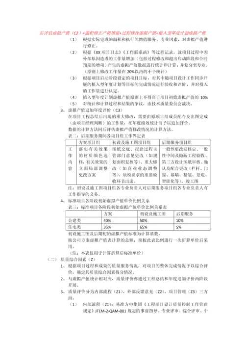 建筑设计公司项目团队绩效管理办法.docx