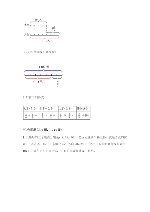 人教版六年级上册数学期中测试卷往年题考.docx