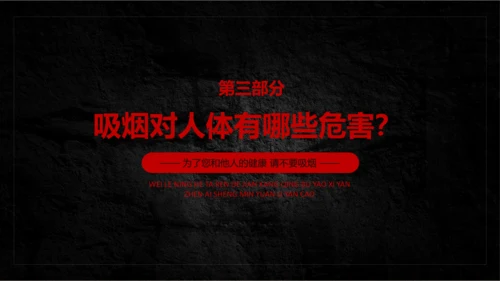 吸烟有害健康世界无烟日主题教育PPT课件