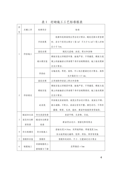 衬砌工程工序质量控制手册.docx