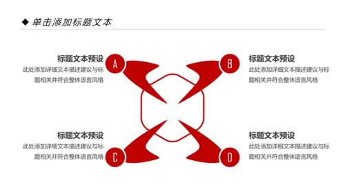 精美红色大气演讲比赛活动策划PPT模板