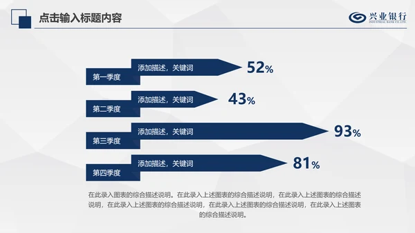 兴业银行简洁PPT模板金融理财
