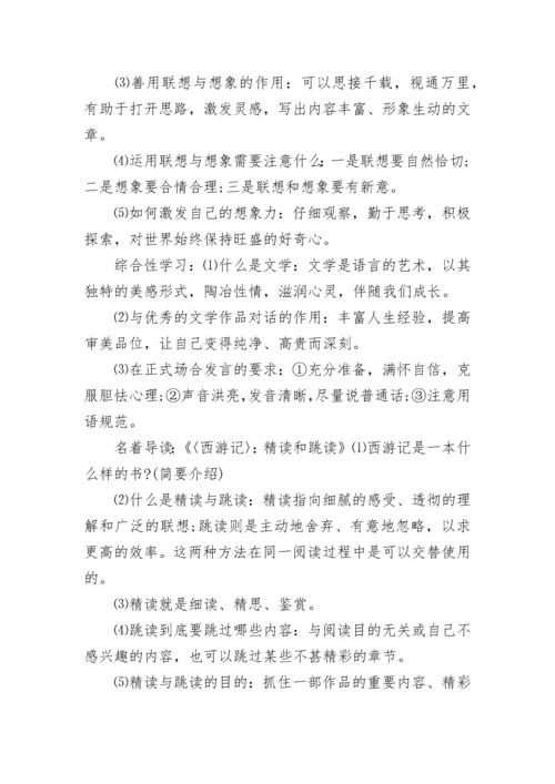 七年级语文重点知识点总结归纳.docx