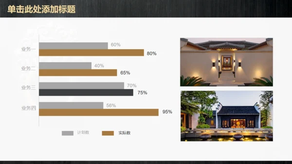 铜狮门环中式威严通用PPT模板