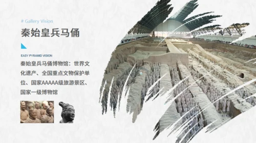 西安印象旅行日记旅游攻略通用PPT模板