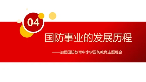 加强国防教育党政风党课PPT课件模板