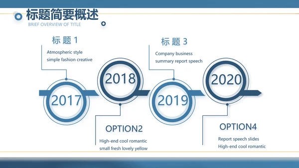 蓝色大气公司产品介绍宣传通用PPT