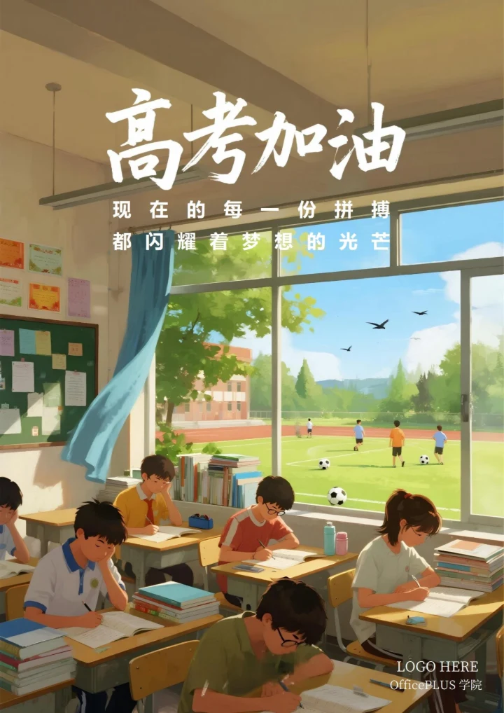 高考加油海报1