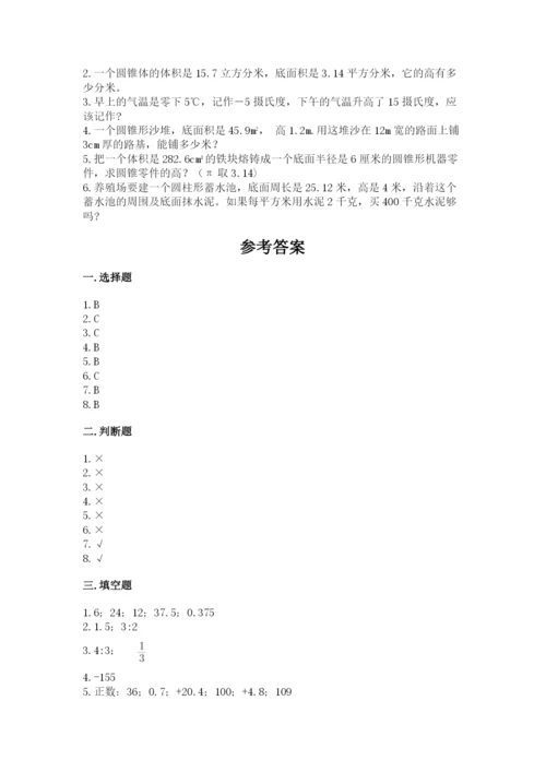 小升初六年级期末试卷【典优】.docx