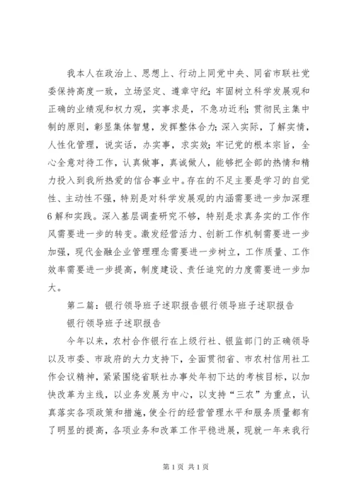 银行领导班子述职报告 (2).docx