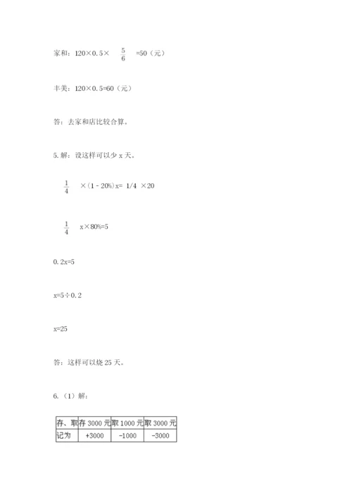 河南省平顶山市六年级下册数学期末测试卷带答案（黄金题型）.docx